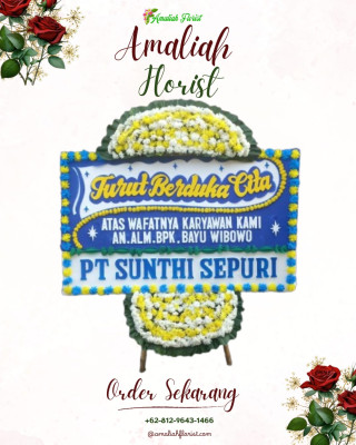 Papan Bunga Duka di Wijaya Kusuma