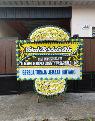 Papan Bunga Duka di Wijaya Kusuma