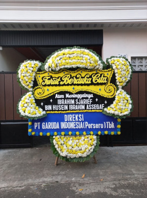 Papan Bunga Duka di Wijaya Kusuma