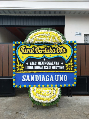 Papan Bunga Duka di Wijaya Kusuma